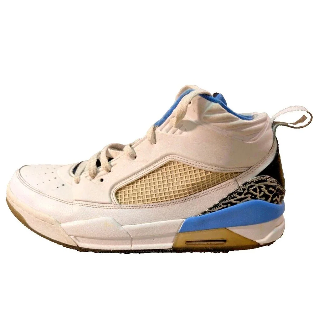 Jordan Flight Origin 2 Men’s 11.5 White Blue Tan 715226‑145 Athletic Shoes
